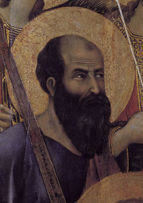 Duccio, Maesta, Apostel Paulus by klassik art