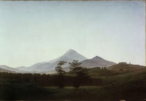 C.D.Friedrich, Boehmische Landschaft/1810 by klassik art