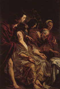 Jacob Jordaens, Angehoerige Christi a.Gr. by klassik art