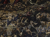 Tintoretto, Paradies, Ausschnitt by klassik art