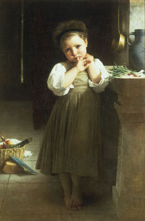 W.A.Bouguereau, Schlechte Schuelerin by klassik art