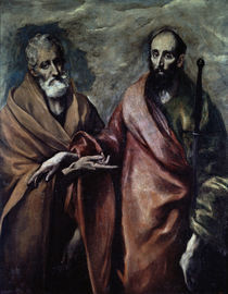 El Greco, Petrus und Paulus by klassik art