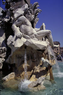 Rom, Fontana dei Fiumi, Ganges / Foto von klassik art