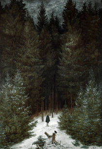 C.D.Friedrich, Chasseur im Walde/1814 von klassik art