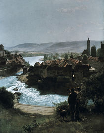 Hans Thoma, Rhein bei Laufenburg/ 1870 by klassik art