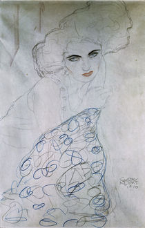 G.Klimt, Studie zu Damenportraet / 1910 von klassik art