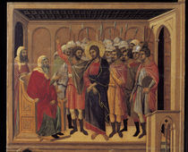 Duccio, Christus vor Hannas by klassik art