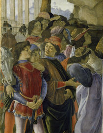 Botticelli, Anbetung Koenige, Ausschn. von klassik art