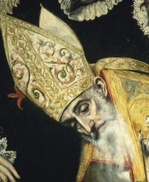 El Greco, Begraebnis Orgaz, Augustinus by klassik art