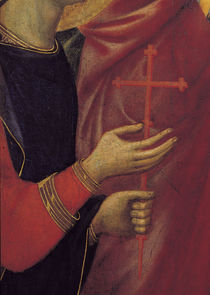 Duccio, Maesta, Haende des Ansanus by klassik art