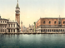 Venedig, Piazzetta / Photochrom by klassik art