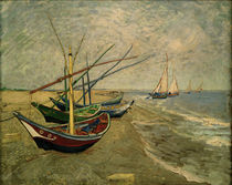 V.van Gogh, BFischerboot am Strand von klassik art