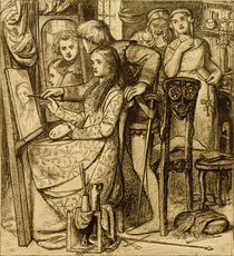 D.G.Rossetti, Spiegel der Liebe by klassik art