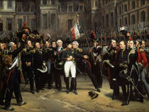 Abschied Napoleons 1814 /Gemaelde/Vernet von klassik art