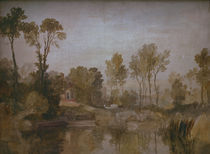 W.Turner, Haus am Fluss mit Baeumen... by klassik art
