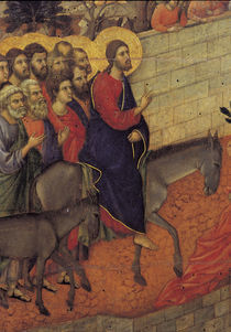 Duccio, Einzug in Jerusalem, Ausschnitt von klassik art