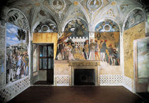 Mantua, Camera degli Sposi, Nordwand von klassik art