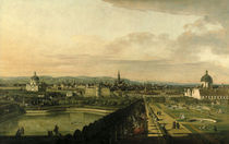 Wien vom Belvedere aus gesehen/Canaletto von klassik art