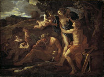 Nic. Poussin, Apollo und Daphne von klassik art