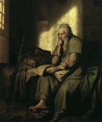 Rembrandt, Paulus im Gefaengnis by klassik art