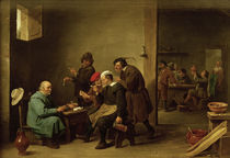 D.Teniers d.J., Gaststube mit Rauchern von klassik art