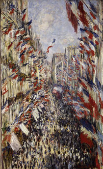 C.Monet, Rue Montorgeuil am 30.Juni 1878 by klassik art