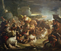 Semiramis in der Schlacht / L.Giordano von klassik art