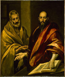El Greco, Petrus und Paulus by klassik art