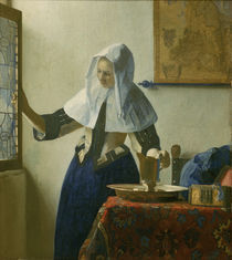 Vermeer, Junge Frau mit Wasserkanne by klassik art