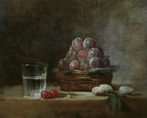 J.B.S.Chardin, Korb mit Pflaumen by klassik art