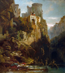 C.Spitzweg, Nixenfang by klassik art