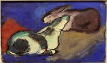 Franz Marc, Zwei schlafende Hasen by klassik art