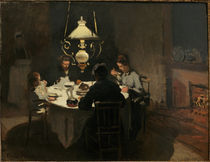 Claude Monet, Das Abendessen by klassik art
