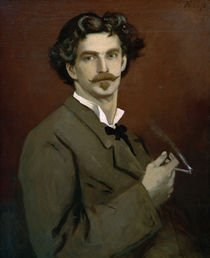 Anselm Feuerbach, Selbstbildnis 1878 by klassik art