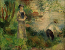 A.Renoir, Auf der Ile de Chatou by klassik art