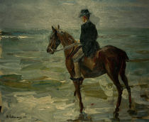 M.Liebermann, Reiter am Meer nach links by klassik art