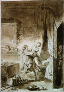 J.H.Fragonard, L'oraison de St.Julien by klassik art
