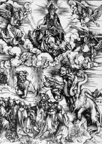 A.Duerer, 7koepfiger Drache und Tier... von klassik art