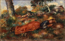 A.Renoir/ Jeune fille sur l'herbe by klassik art