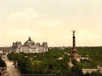 Berlin, Koenigsplatz, Siegessaeule/ Foto von klassik art