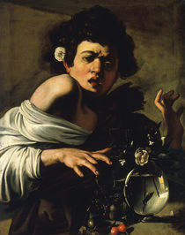 Caravaggio, Knabe von Eidechse gebissen von klassik art