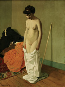 F.Vallotton, Stehender Akt... von klassik art