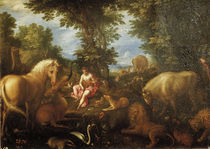 Jan Brueghel d.Ae., Orpheus und die Tiere von klassik art