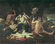 N.Poussin, Kindheit des Bacchus by klassik art