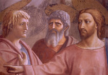 Masaccio, Der Zinsgroschen, Ausschnitt von klassik art