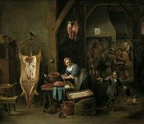 D.Teniers d.J., Das Wurstmache by klassik art