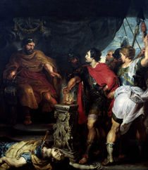 Rubens und van Dyck, Mucius Scaevola by klassik art