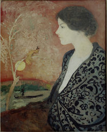 August Macke, Portraet Elisabeth Gerhardt von klassik art