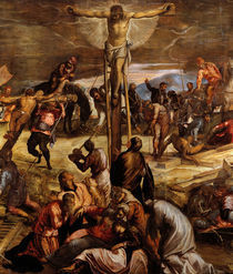 Tintoretto, Kreuzigung, Ausschnitt by klassik art