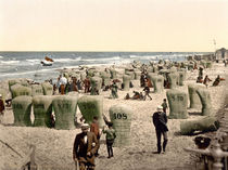 Norderney, Strand / Photochrom von klassik art